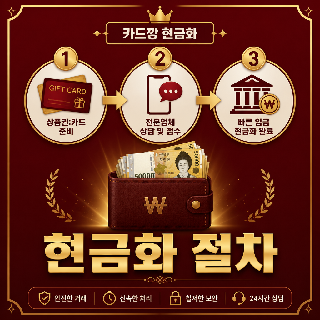 카드깡 현금화 절차