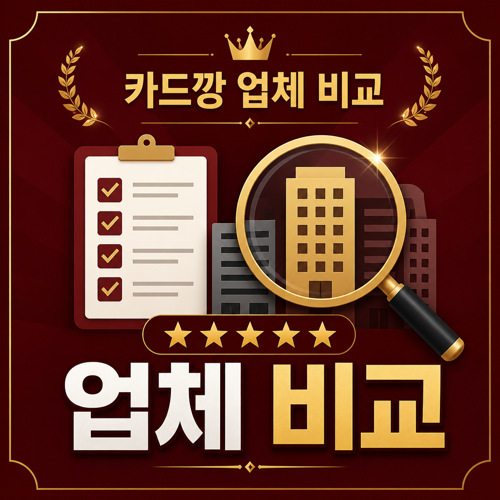 카드깡 업체 비교