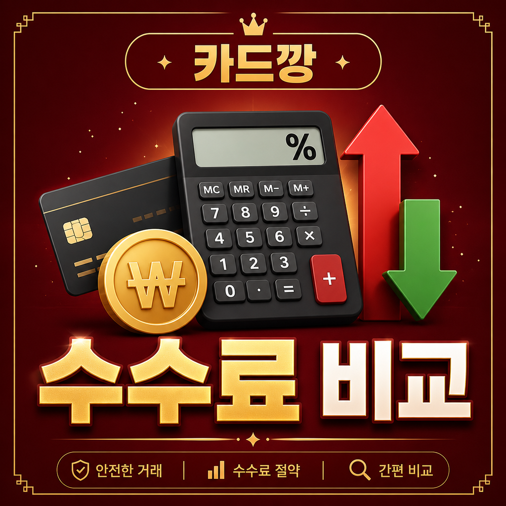 카드깡 수수료 비교